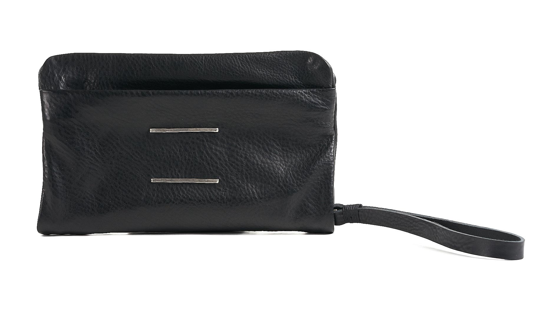 daniele basta leather and silver bags - FRONT